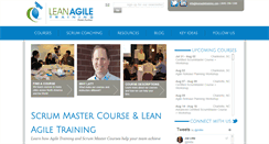 Desktop Screenshot of leanagiletraining.com